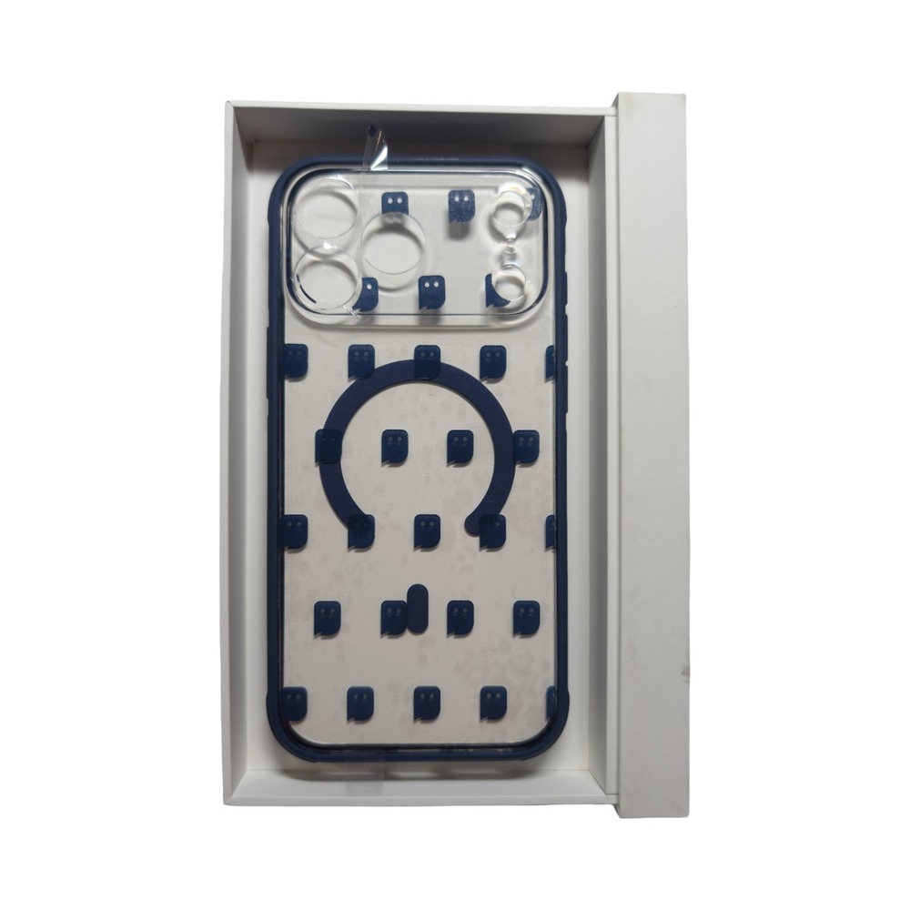 D3-O Dbrand Ghost Magsafe Case for Apple iPhone 17 Pro Max - Clear/Blue